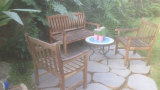 Seating areas in the garden 02